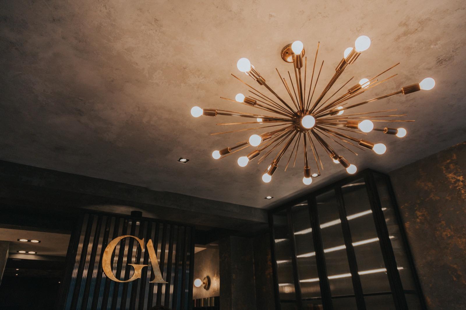 Designer lighting and elegant ambiance at GA Notting Hill