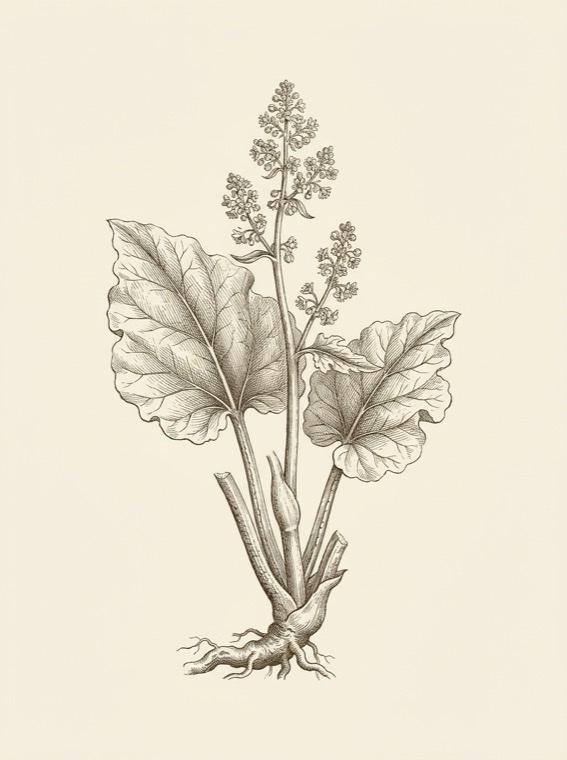 Mask — botanical engraving