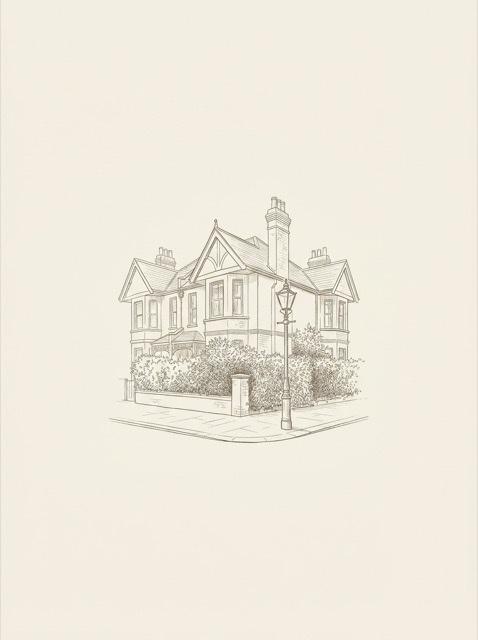 Engraved portrait of the Wimbledon house