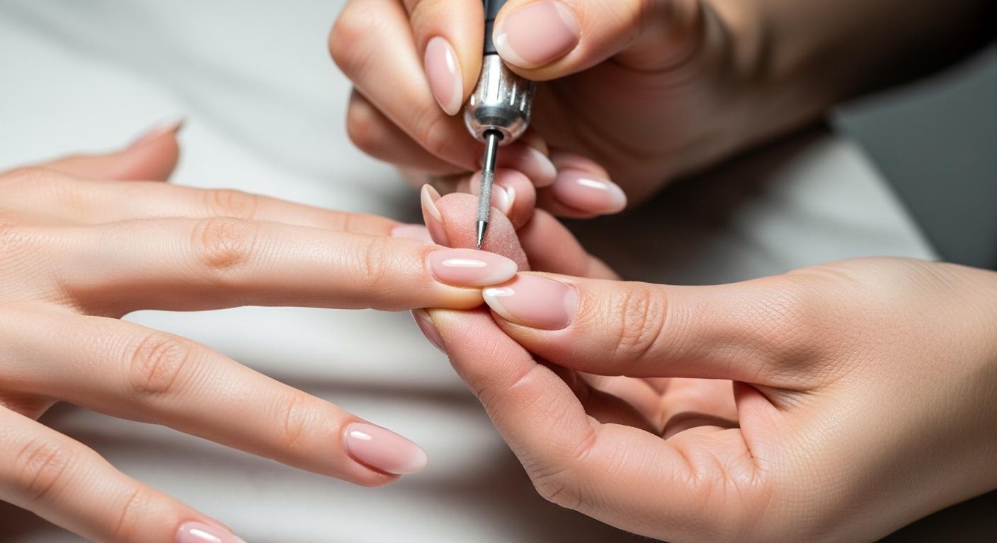 Precision at the cuticle line.